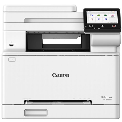 Canon Color imageCLASS MF665Cdw - Wireless Duplex Laser Printer, All-in-One with Copier, Scanner, Fax, Auto Document Feeder, 3 Year Limited Warranty, 22 PPM